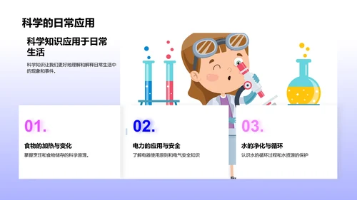 科学学习的重要性PPT模板