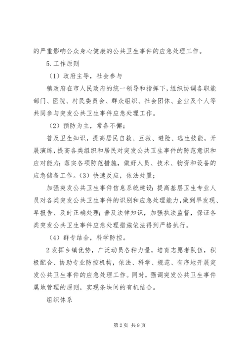 镇突发公共卫生事件应急预案1范文 (3).docx