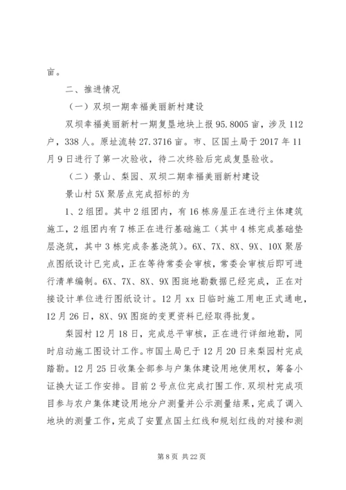 乡镇新村聚居点管理工作自查报告.docx