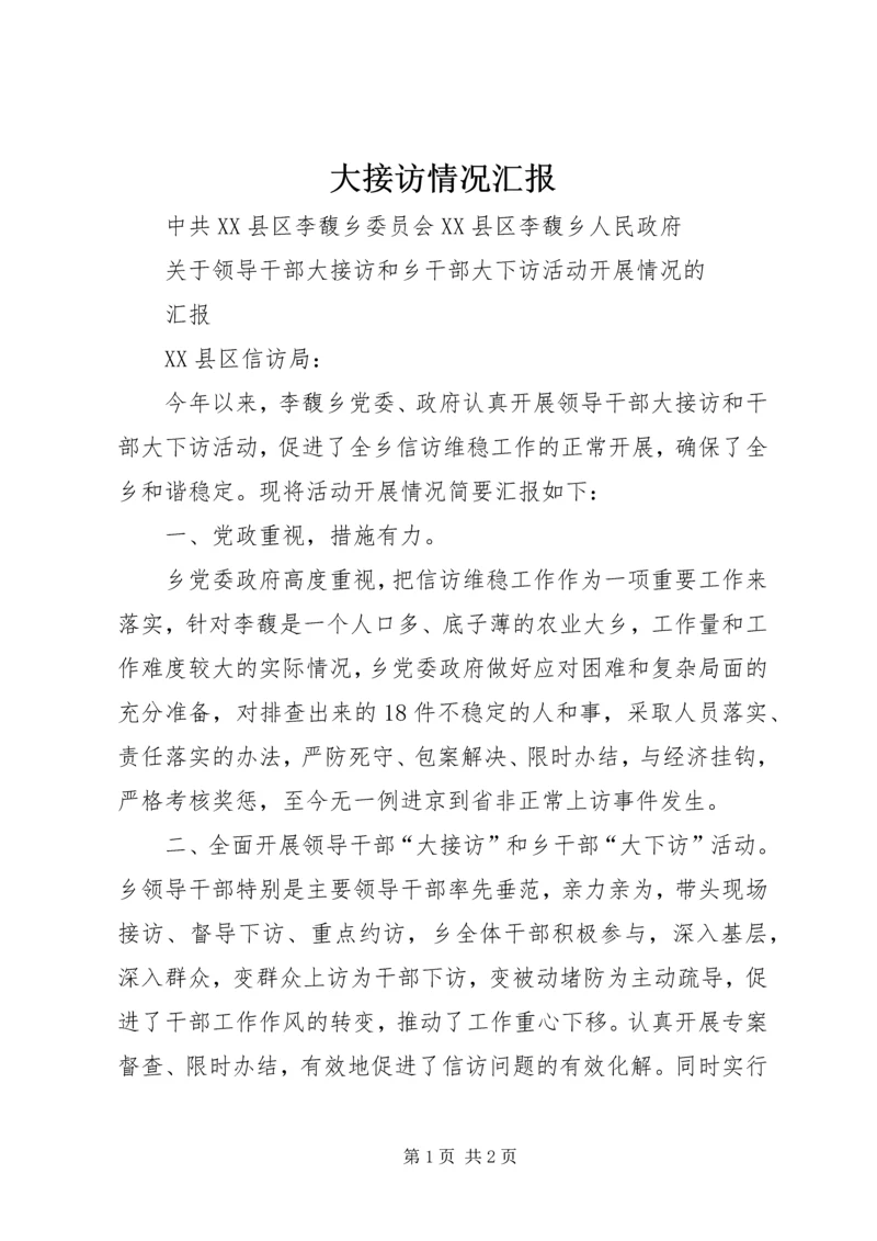 大接访情况汇报.docx
