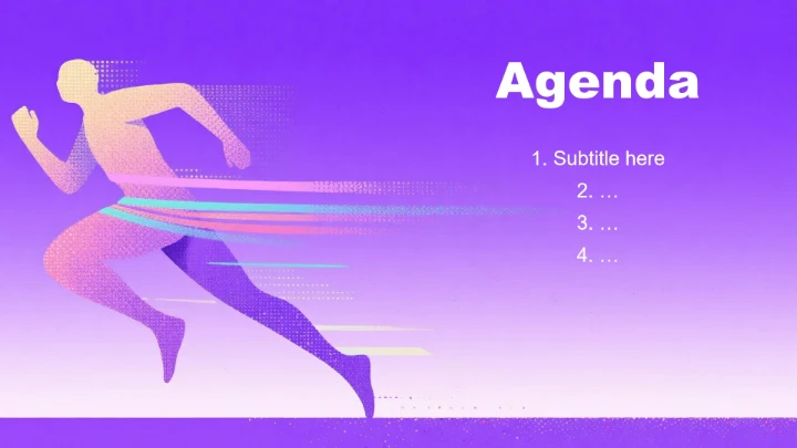 紫粉色简约风大学生职业生涯规划书PPT主题模板