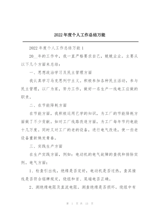 2022年度个人工作总结万能.docx