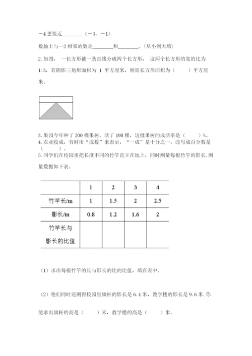 北师大版六年级下册数学期末测试卷（考点精练）.docx