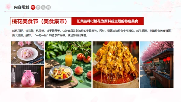 小镇桃花节策划方案通用PPT