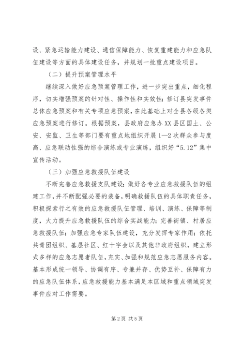 民政办公室应急管理计划.docx