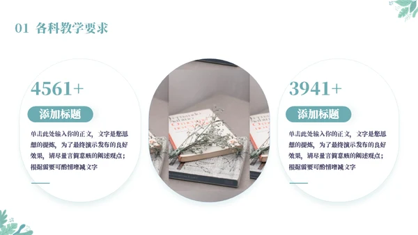 中小学校教研工作研讨工作汇报通用PPT模板