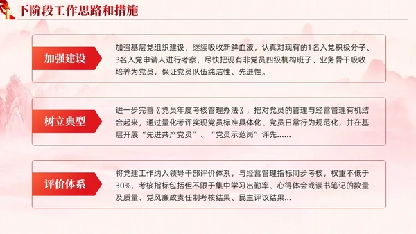 红色党建红绸基层党建工作总结汇报PPT模板