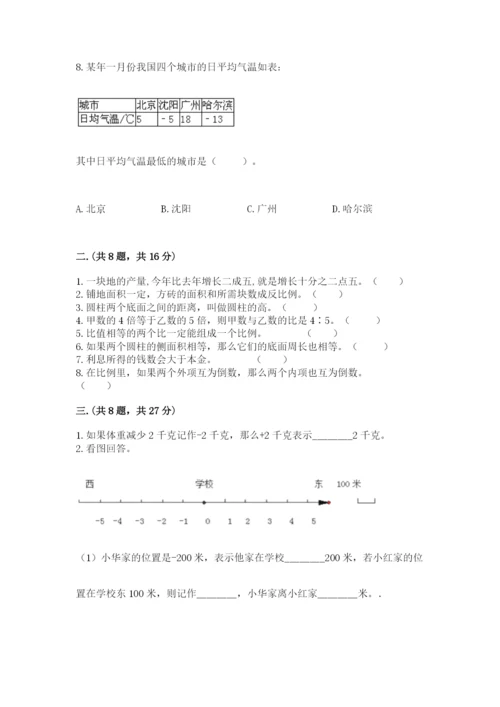 张家港常青藤小升初数学试卷附答案【夺分金卷】.docx