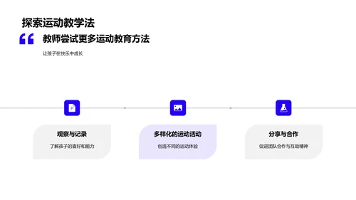 幼教中运动教育应用PPT模板