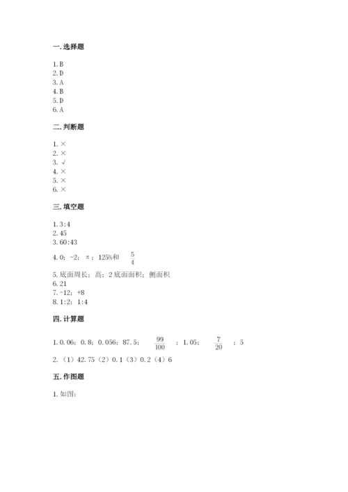 南昌市南昌县六年级下册数学期末测试卷及一套完整答案.docx