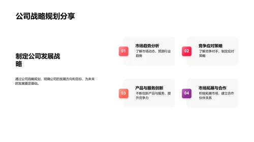 年度总结与规划PPT模板