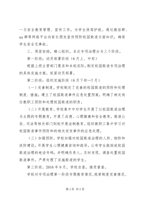 学校园欺凌整治工作自查报告 (4).docx