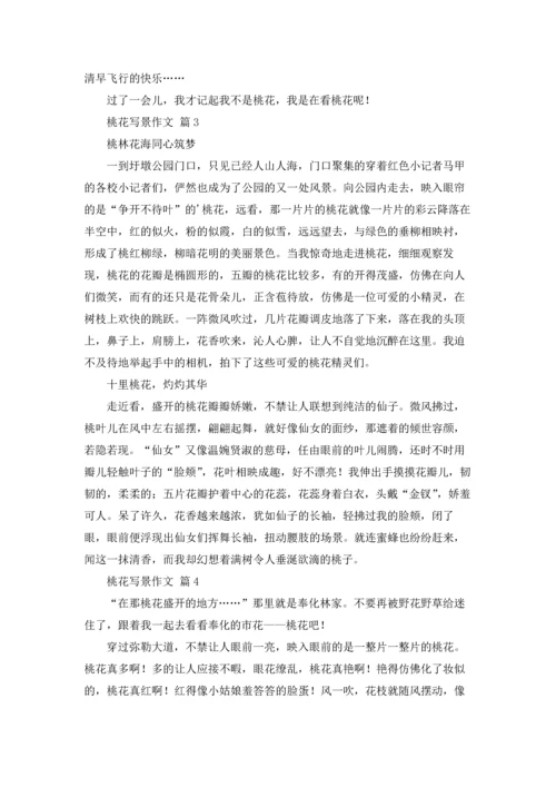 有关桃花写景作文锦集七篇.docx