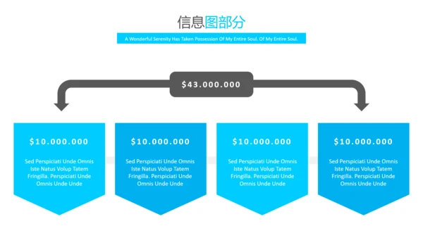 蓝色简洁创意版式公司简介商务PPT模板