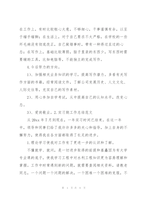 实习期工作总结范文3篇.docx