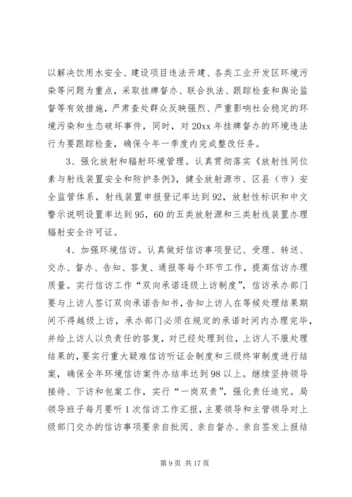 全市环境保护工作要点.docx