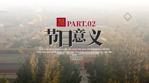 简约古典实景世界博物馆日节日科普PPT模板
