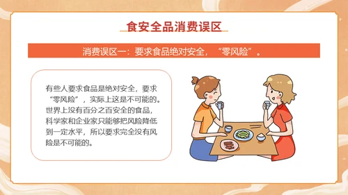 关注食品安全美食料理吃快餐通用PPT模板