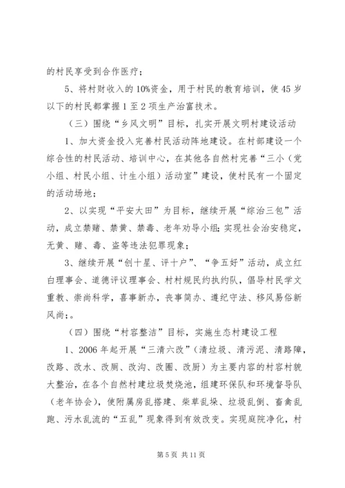 建设社会主义新农村规划方案 (5).docx