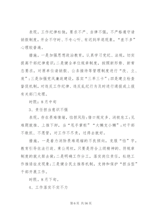 履职尽责活动整改方案.docx