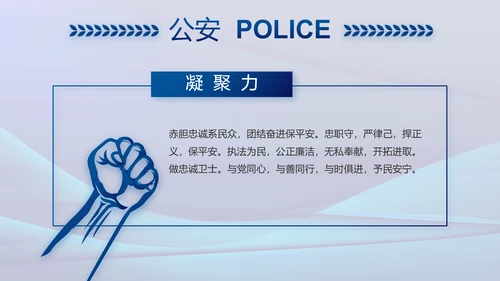 雷霆风暴专项行动公安警察PPT