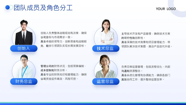 蓝色商务风互联网比赛创业计划书PPT