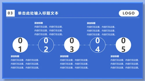 蓝色运营市场分析通用PPT模板