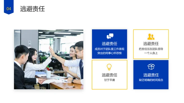 企业管理团队协作的五大障碍培训PPT模板
