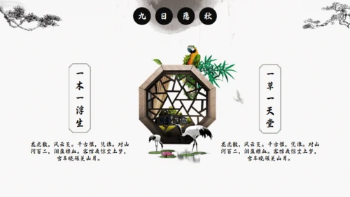 中国风传统诗词介绍通用PPT模板