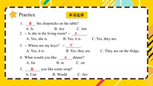 人教PEP版小学英语四年级上册期末复习 Unit 4-Unit 5 课件（共47张PPT）