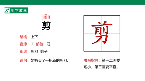 1 古诗二首 生字动画课件