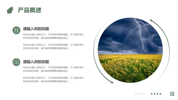 农业项目商业计划书通用PPT模板