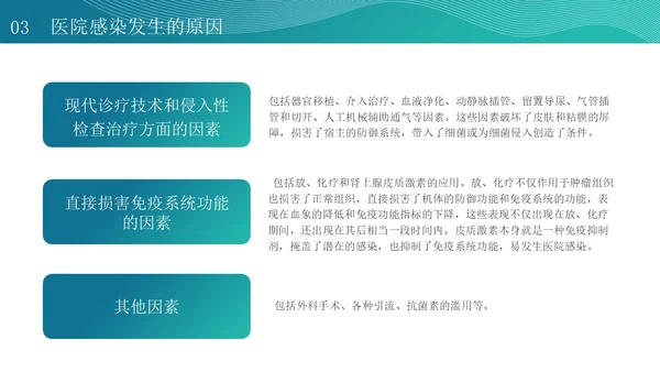 蓝色插画简约风医院感染管理培训PPT模版院感知识培训