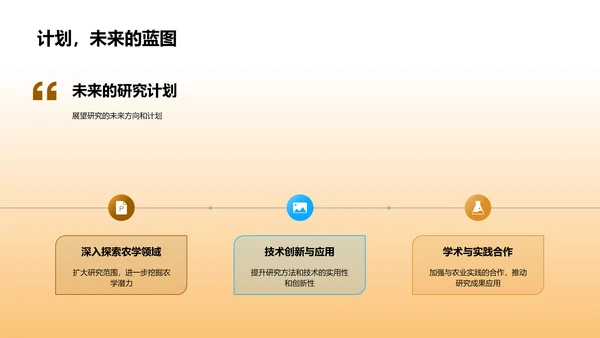 农学研究进展与挑战