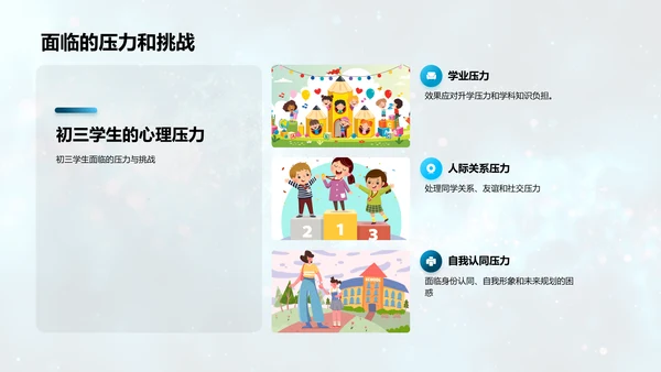 初三心理健康讲座PPT模板
