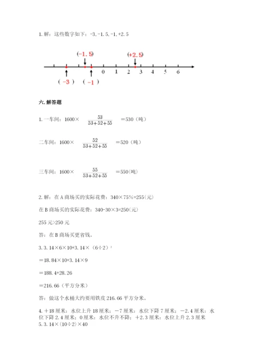 小升初数学期末测试卷（原创题）.docx