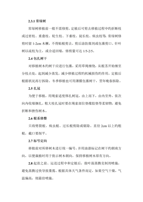 大树移栽重点技术标准流程.docx