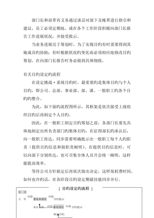 挑战系统部长工作标准手册.docx