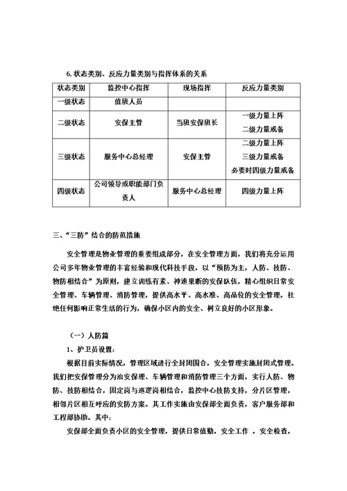 22物业秩序维护方案