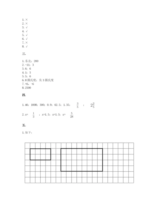 小升初数学考前检测试题附参考答案（培优b卷）.docx