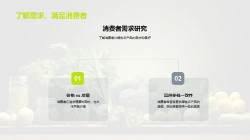 绿色农产品营销策略
