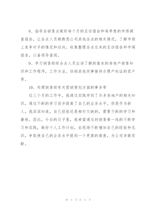 销售试用期转正工作总结报告.docx