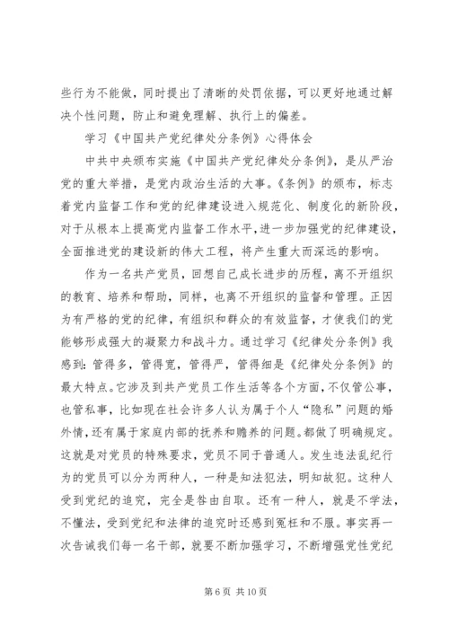 学习5纪律处分心得.docx