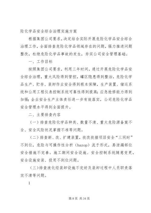 适中镇危险化学品安全综合治理实施方案.docx