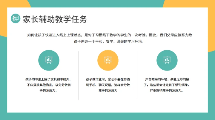 上网课线上教育在线教学通用PPT模板