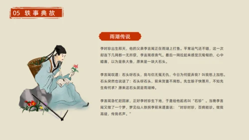 李时珍介绍中医通用PPT模板