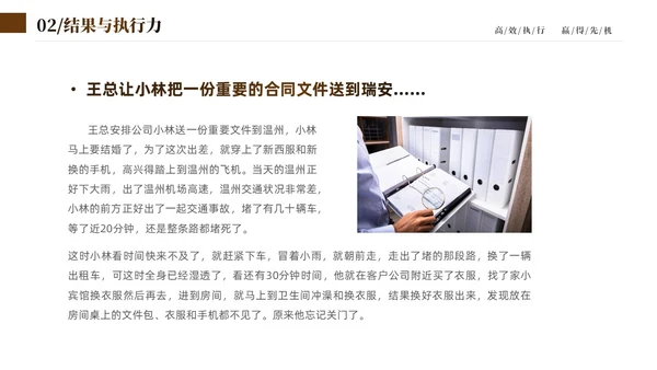 蓝色简约实拍企业培训如何提高执行力课件PPT