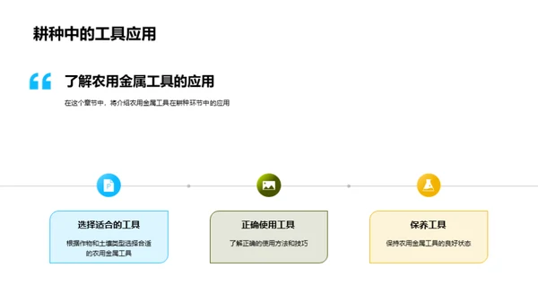 农耕利器：金属工具