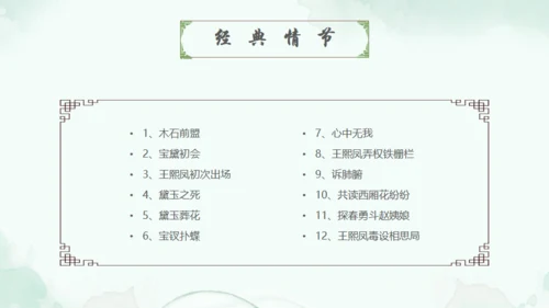 四大名著走进红楼梦通用PPT模板