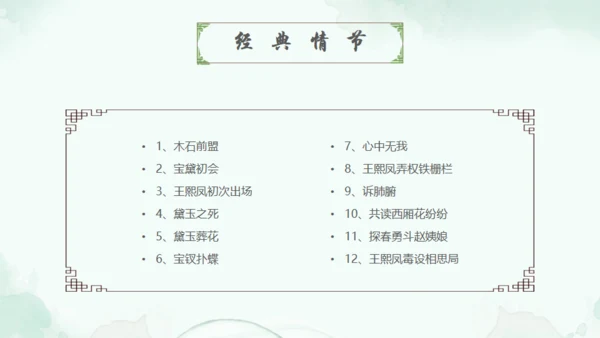 四大名著走进红楼梦通用PPT模板